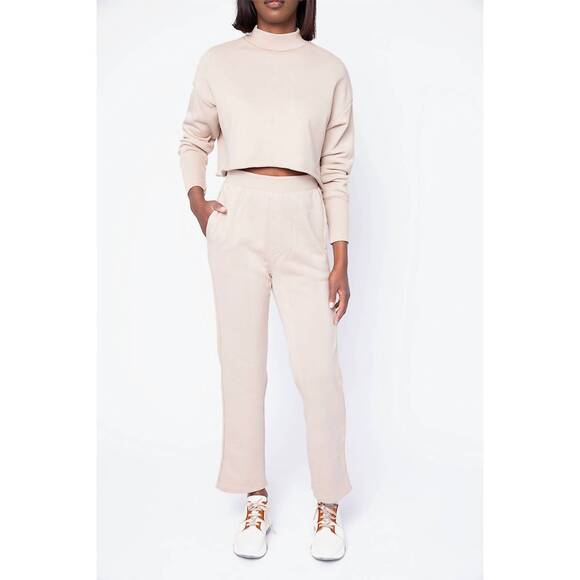 NEW NSF clarence relaxed track pants in bisquet